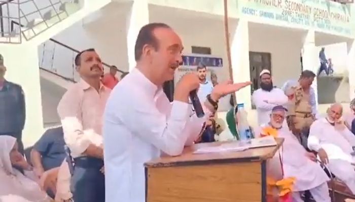 ‘All of us are descendants of Hindu ancestors, Muslims in Kashmir were Pandits before they converted’: Ghulam Nabi Azad tells in Kashmir, watch viral video