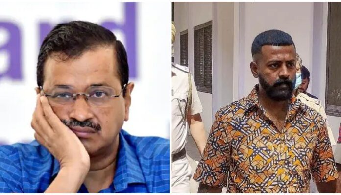 The con man (R) has once again accused the Delhi chief minister (L) of corruption.