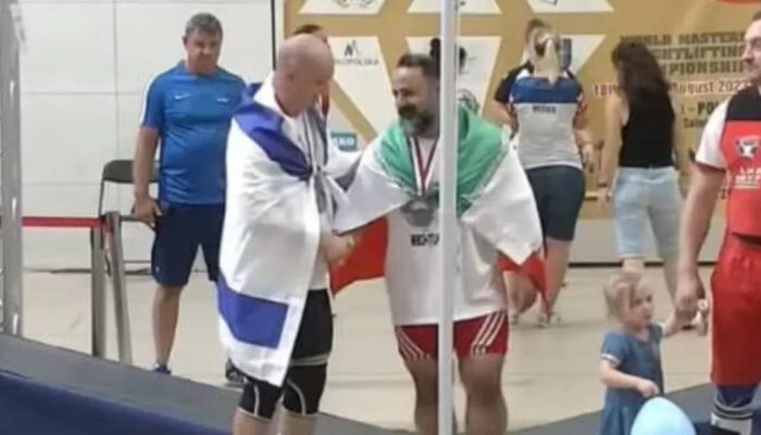 Iran: Weightlifter Mostafa Rajaei banned for life by country’s weightlifting organisation for shaking hands with Israeli competitor