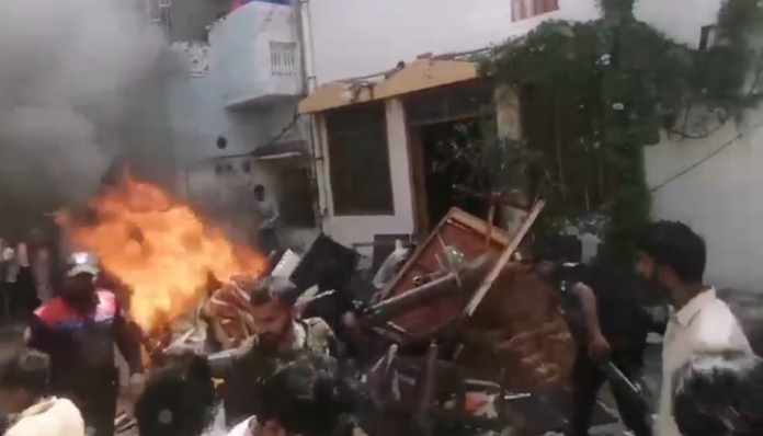 Christians are being attacked over alleged blasphemy claims.