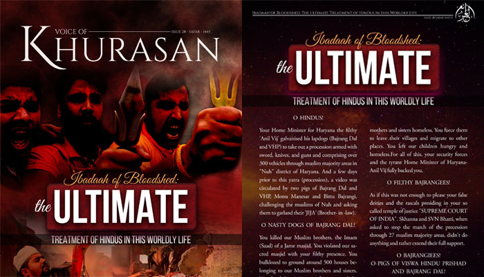 ‘Take revenge, burn Hindus alive’ ISIS calls for killing Hindus in its latest magazine, quotes ‘journalist’ Meer Faisal to spread disinformation