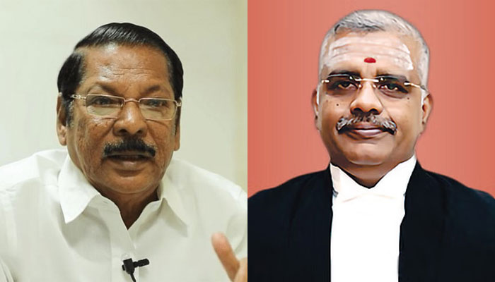 Madras High Court Judge refuses to pursue contempt of court case against DMK leader who said that the judge had ‘malafide intention’