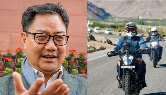 Kiren Rijiju thanks Congress for highlighting how roads have improved dramatically in Ladakh during NDA tenure