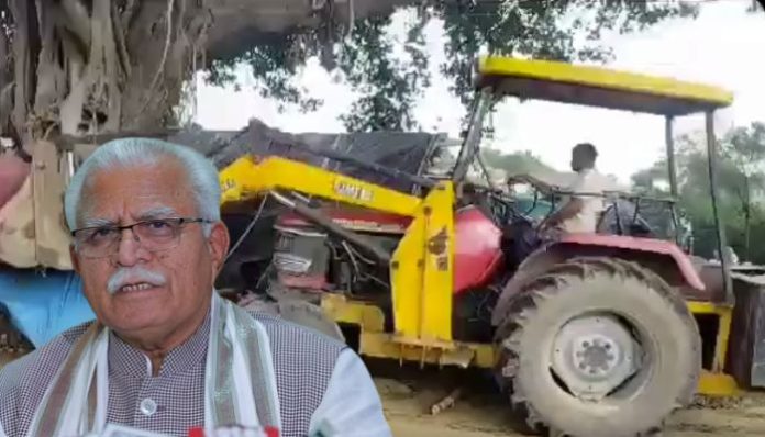 Bulldozer to the rescue: Haryana BJP govt mows down illegal houses of over 200 rioters who unleashed violence in Meh