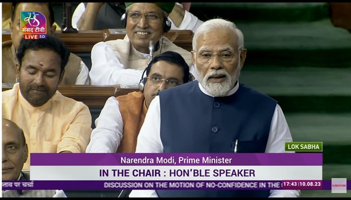“You came together for what? You are not even prepared for the no-confidence motion,” PM Modi takes a dig at the Congress party in Lok Sabha