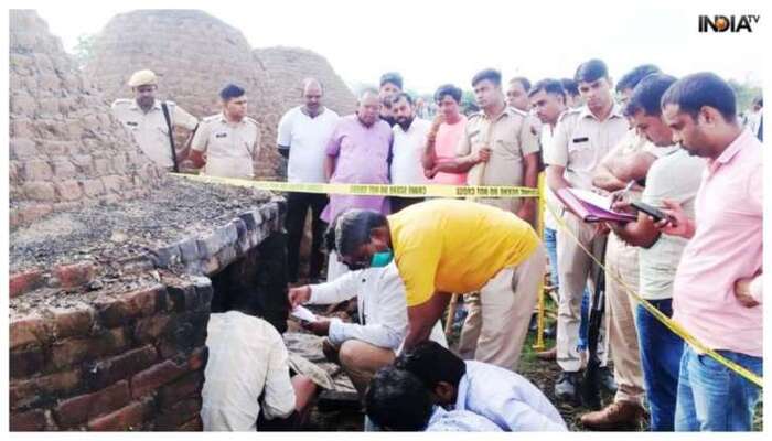 Rajasthan: Charred remains of a missing minor girl found burning in a brick kiln in Bhilwara, police suspect rape and murder