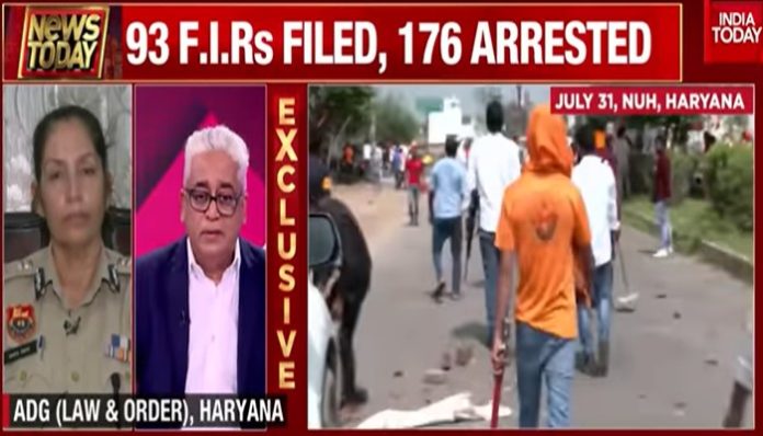 Rajdeep Sardesai spinning narrative on Nuh violence