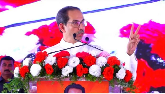 Uddhav Thackeray addressed a rally in Hingoli Maharashtra.