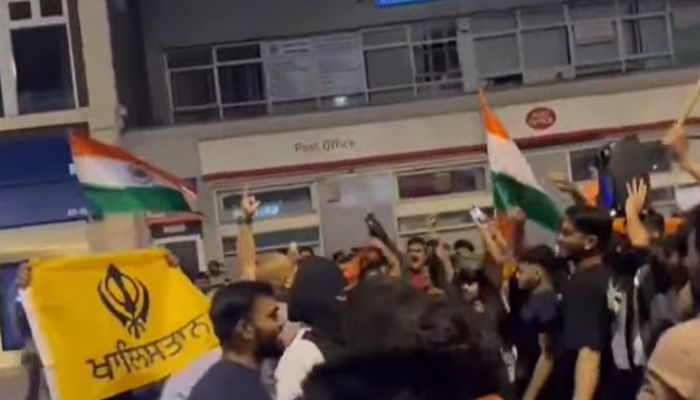 UK: Gurpreet Singh arrested for stabbing two in a skirmish between tricolour holders and Khalistan flag bearers on August 15