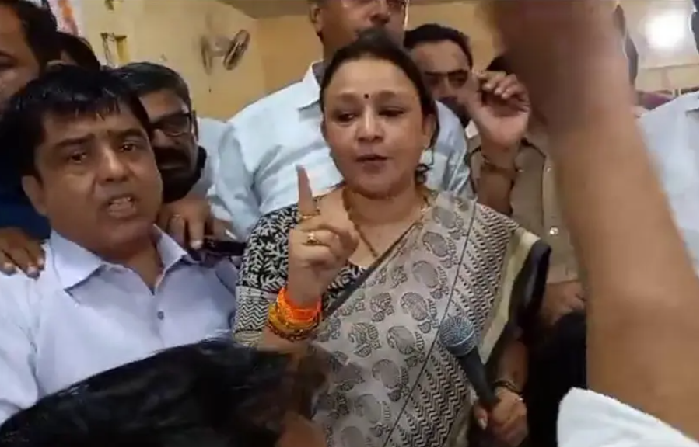 Rajasthan: Congress leader Aradhana Mishra stops workers from raising ‘Bharat Mata ki Jai’ slogans, asks for ‘Congress Zindabad’