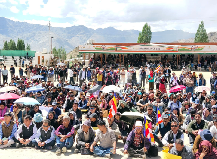 Ladakh: Buddhists protest against Love Jihad after Manzoor Ahmed marries a Buddhist girl, and lures her for money