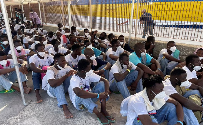 Italy's Lampedusa declares state of emergency following a wave of around 7000 migrants land on the island