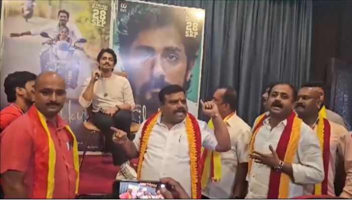 Bengaluru: Tamil actor Siddharth faces protest, made to leave film promotion amidst Cauvery water dispute with Karnataka