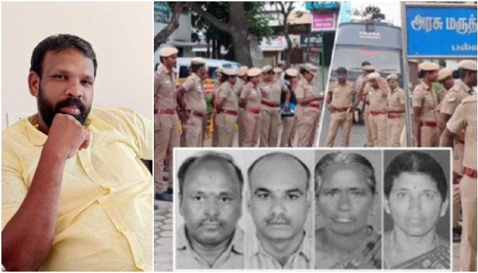 Tamil Nadu: Family of 4 murdered for driving away drunkards drinking on their land, earlier BJP functionary Jegan Pandian was killed