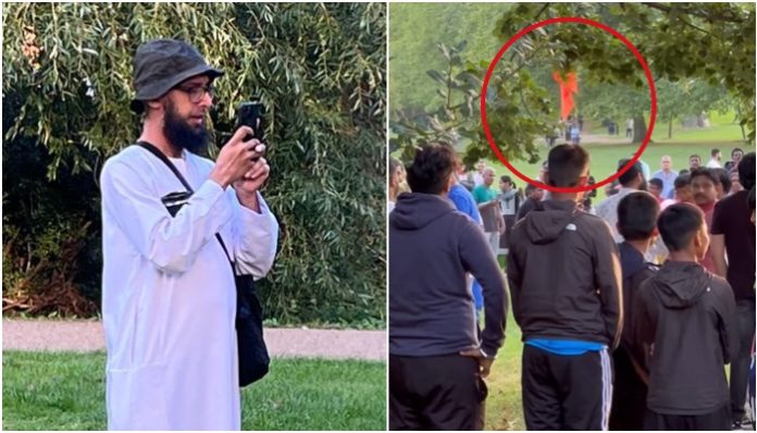 Leicester: Majid Freeman spreads fake news, says Bajrang Dal flags raised amid Janmashtmi festival; VHP demands action, says Bajrang Dal has no flag registered