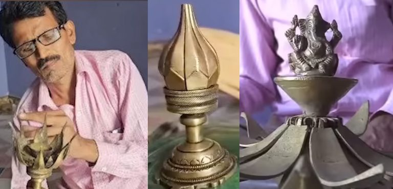 G20 Summit: Manmohan Saini from Uttar Pradesh creates 50 ‘Kamalam’ brass lotus mementoes to be presented to foreign dignitaries 