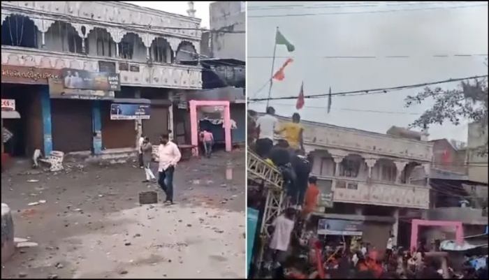 Nuh-like incident in Kheda, Gujarat: Lord Shiva  procession comes under attack on last day of Shravan month, stones pelted from a Madarsa
