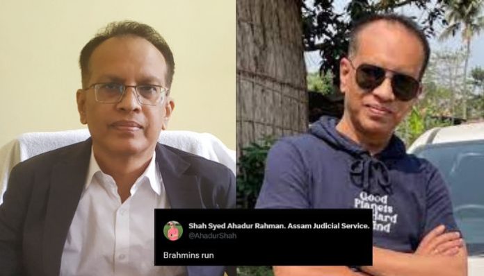 Brahmins run, Hindu terrorism, Indian army communal: Hateful tweets of Assam Sessions Judge Rahman go viral, was earlier not promoted for ‘doubtful integrity