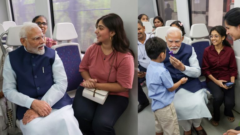 Janmadinamidan Ayi Priya Sakhe: Young woman sings Sanskrit song to PM Modi on Delhi Metro to wish him on his birthday
