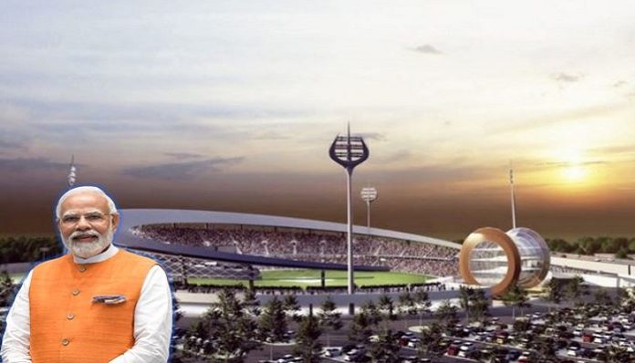 PM Modi lays foundation stone of International Cricket Stadium in Varanasi