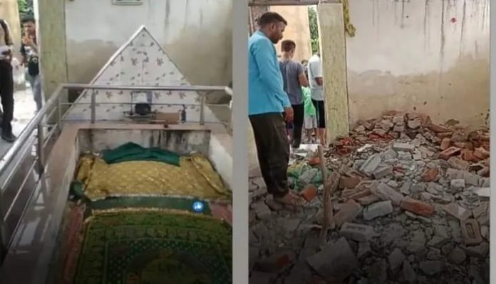 Unauthorised mazars have been built inside private properties in Rishikesh, Hindu activists are now demolishing them with consent and permission from land owners