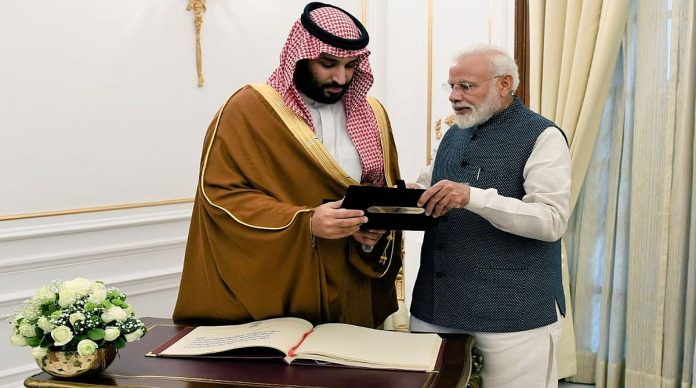 Saudi Crown prince MBS PM Modi
