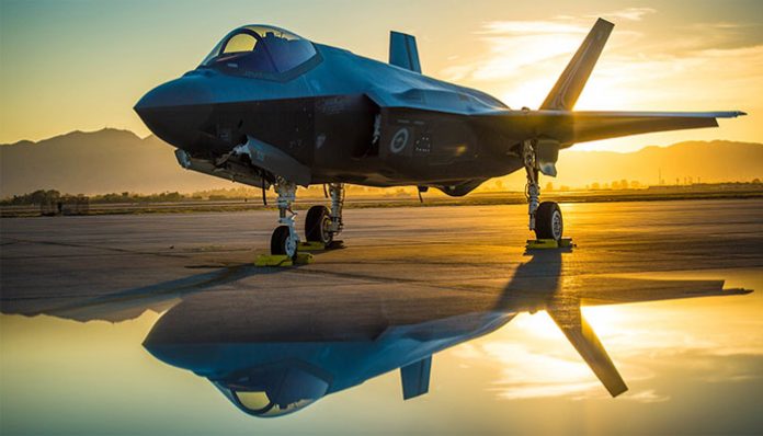 F-35 fighter jet missing