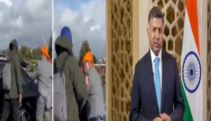 Scotland: Khalistanis prevent Indian High Commissioner to UK from entering Gurdwara, attempt to barge into his car, SGPC justifies the attack
