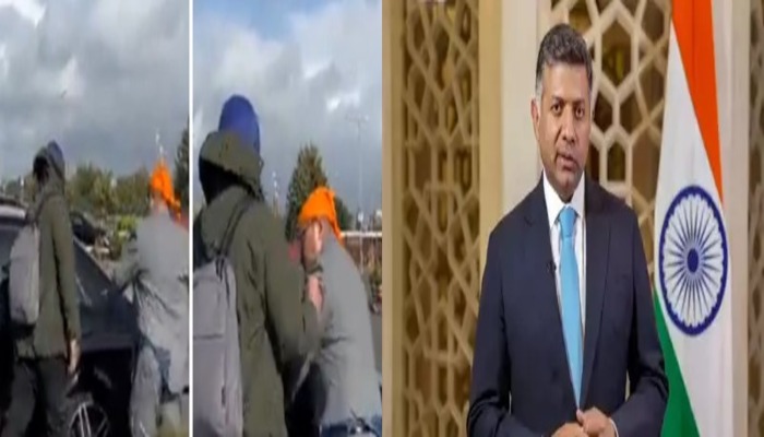 Scotland: Khalistanis prevent Indian High Commissioner to UK from entering Gurdwara in Glasgow, attempt to barge into his car, SGPC justifies the attack