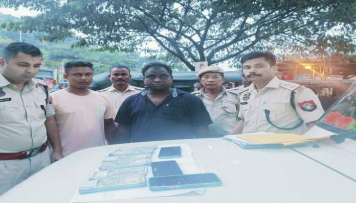 Guwahati Police with the culprits.