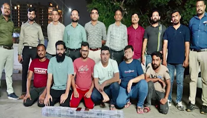 Gujarat: Illegal arms racket busted by police in Ahmedabad; Shahnawaz, Samir, Faran and three others arrested with cache of weapons