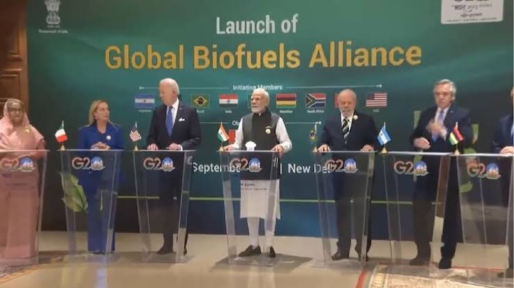 PM Modi launches the Global Biofuels Alliance at the G20 Summit, 19 countries stand with India as initiating members