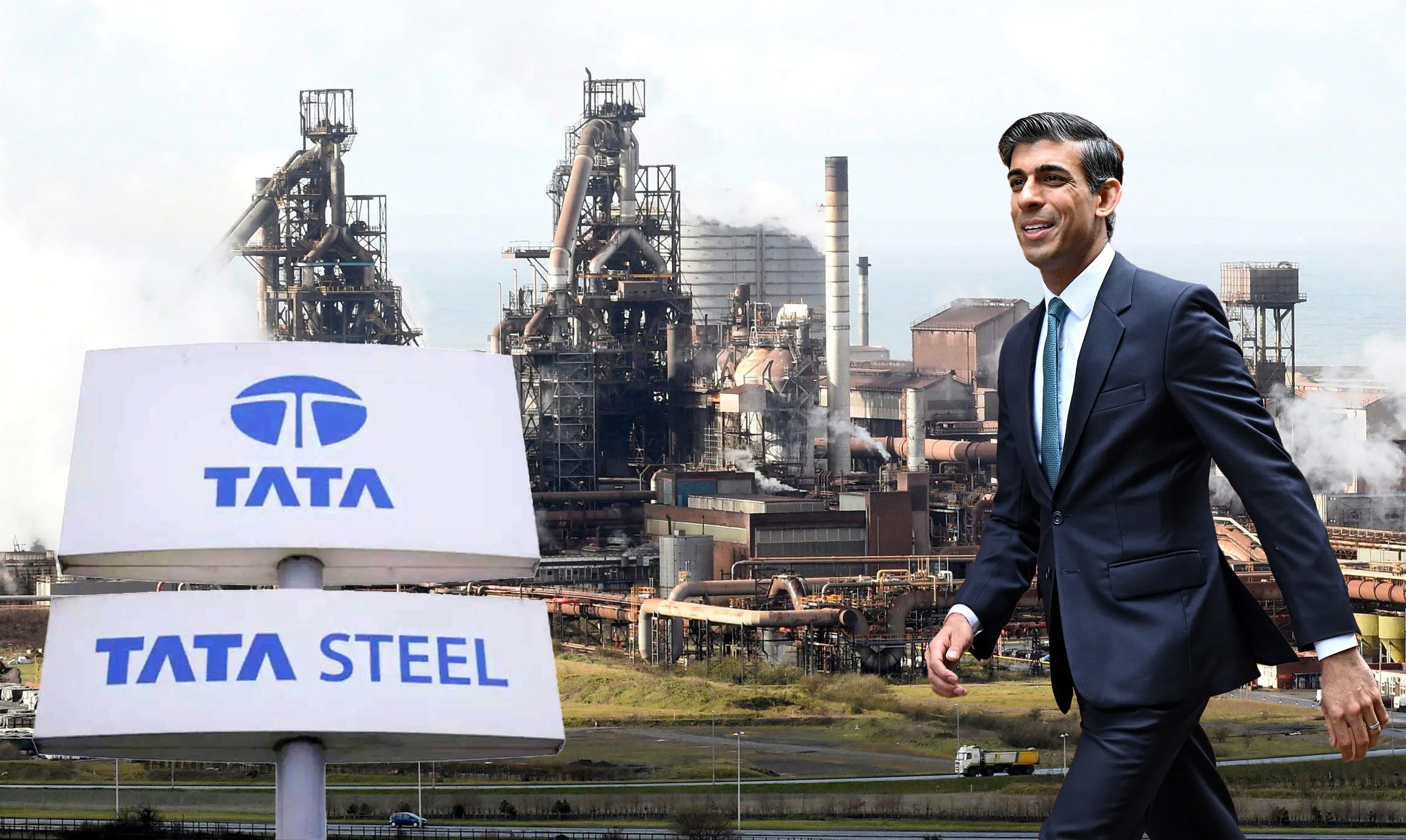 UK Nears Deal on £500 Million Support for Tata Steel, Sky Says