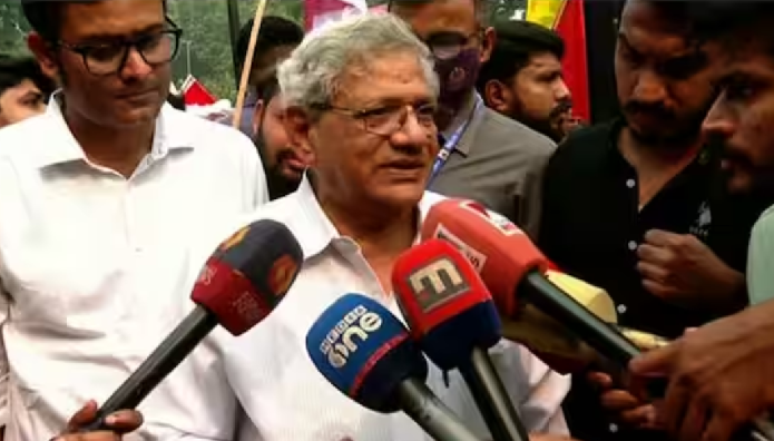 NewsClick Scandal: House of Sitaram Yechury also raided by Delhi Police, here is how he had published propaganda articles in the portal
