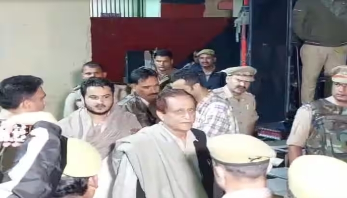 ‘My encounter may take place, anything can happen’: Azam Khan while being shifted to Sitapur Jail from Rampur Jail