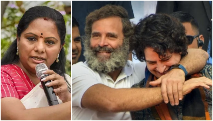 ‘Those sitting in glass houses shouldn’t be throwing stones at others’: K Kavitha responds to Priyanka Vadra’s dynasty politics allegation