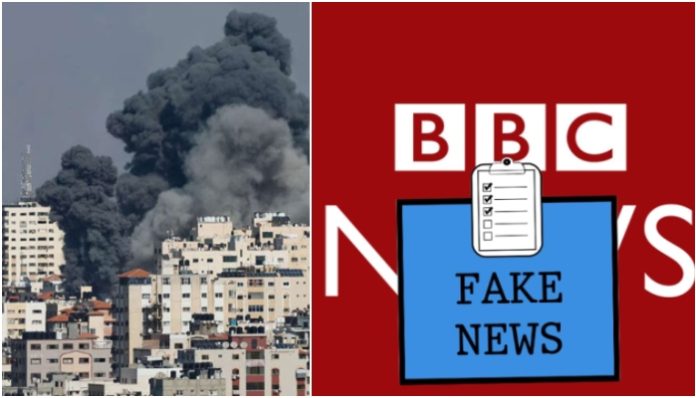 BBC publishes a primer on how to spot disinformation on the Israel-Hamas war, had published fake news against Israelis only recently