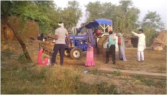 Rajasthan man crushed tractor