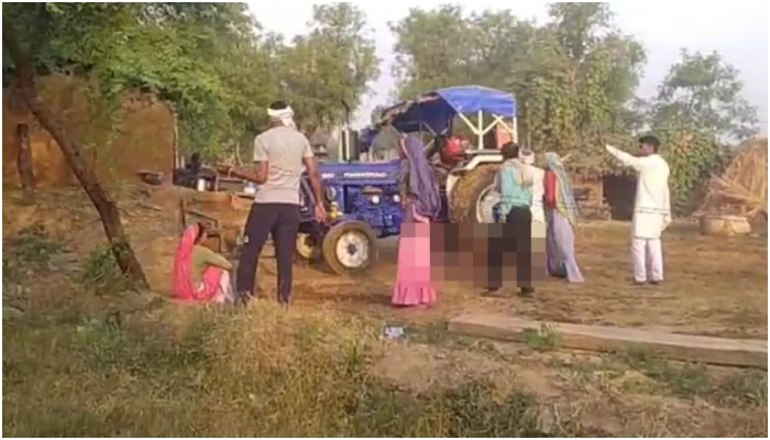 Rajasthan: Man brutally crushed to death by tractor over land dispute, video goes viral, BJP slams Gehlot govt over deteriorating law and order