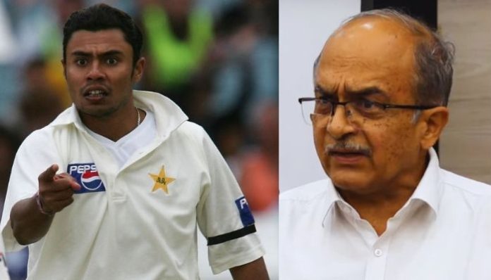 Danish Kaneria and Prashant Bhushan