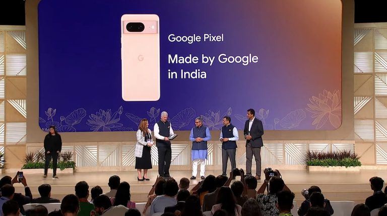 Pixel smartphones will be made in India soon, announces Google at ‘Google for India 2023’ event