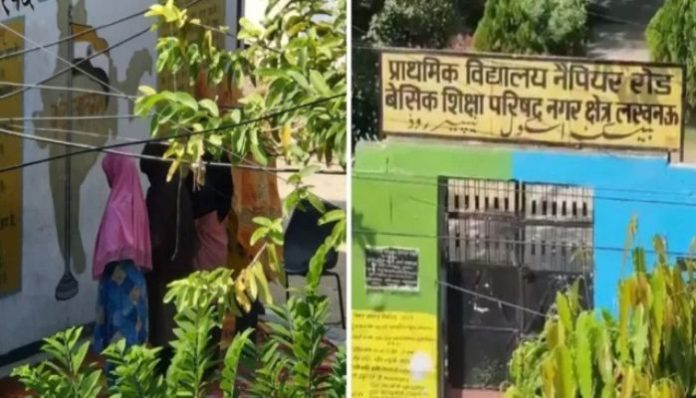 Namaz in Lucknow School