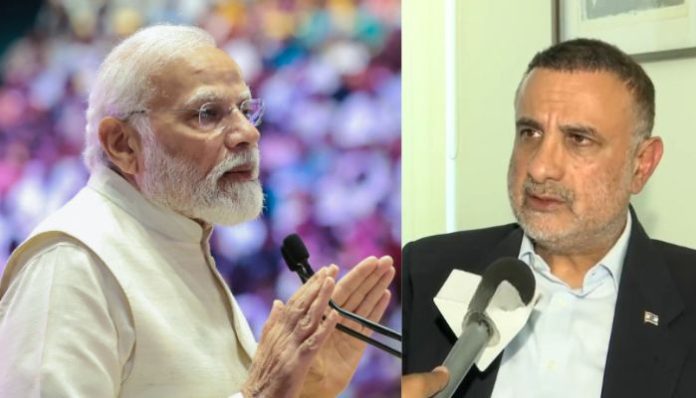 Narendra Modi and Consul General of Israel