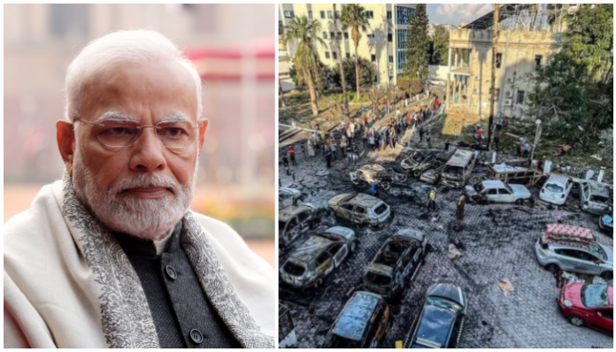 PM Modi expresses condolences at the loss of civilian lives in Gaza hospital