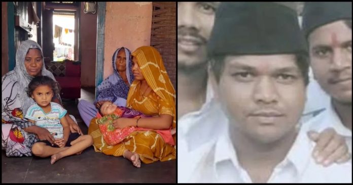 RSS Gujarat worker Nilesh Parmar and his family