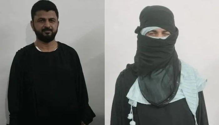UP: Samajwadi leader and history-sheeter Mohammad Muzaffar arrested while trying to flee in Burqa in Prayagraj