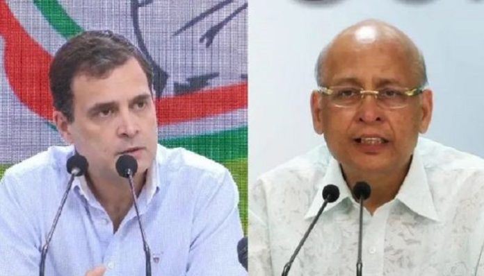 After schooling Rahul Gandhi on Jitni aabadi utna haq, Congress leader Abhishek Manu Singhvi deleted the tweet