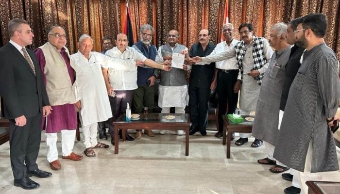 Mani Shankar Aiyar, Danish Ali among opposition leaders who visited Palestinian embassy to show solidarity after Israeli retaliation