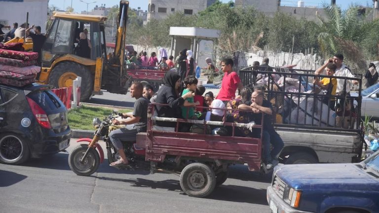 Hamas actively preventing Palestinians from leaving north Gaza, says Israel Defence Forces, releases phone call with Gaza resident