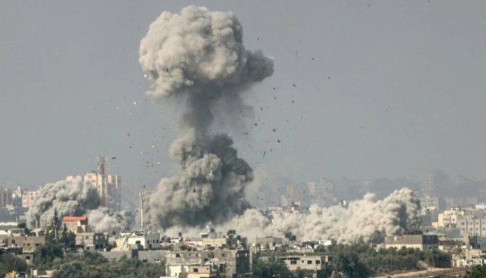 Israel has continuously bombed the Gaza Strip since 7 October Hamas attack.